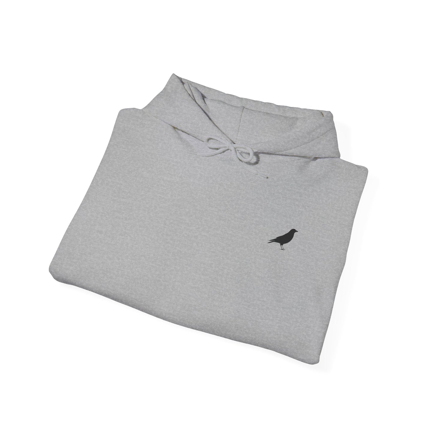 Hoodie — Cherry Blossom Moon Minimalist Hoodie (Bird Accent)