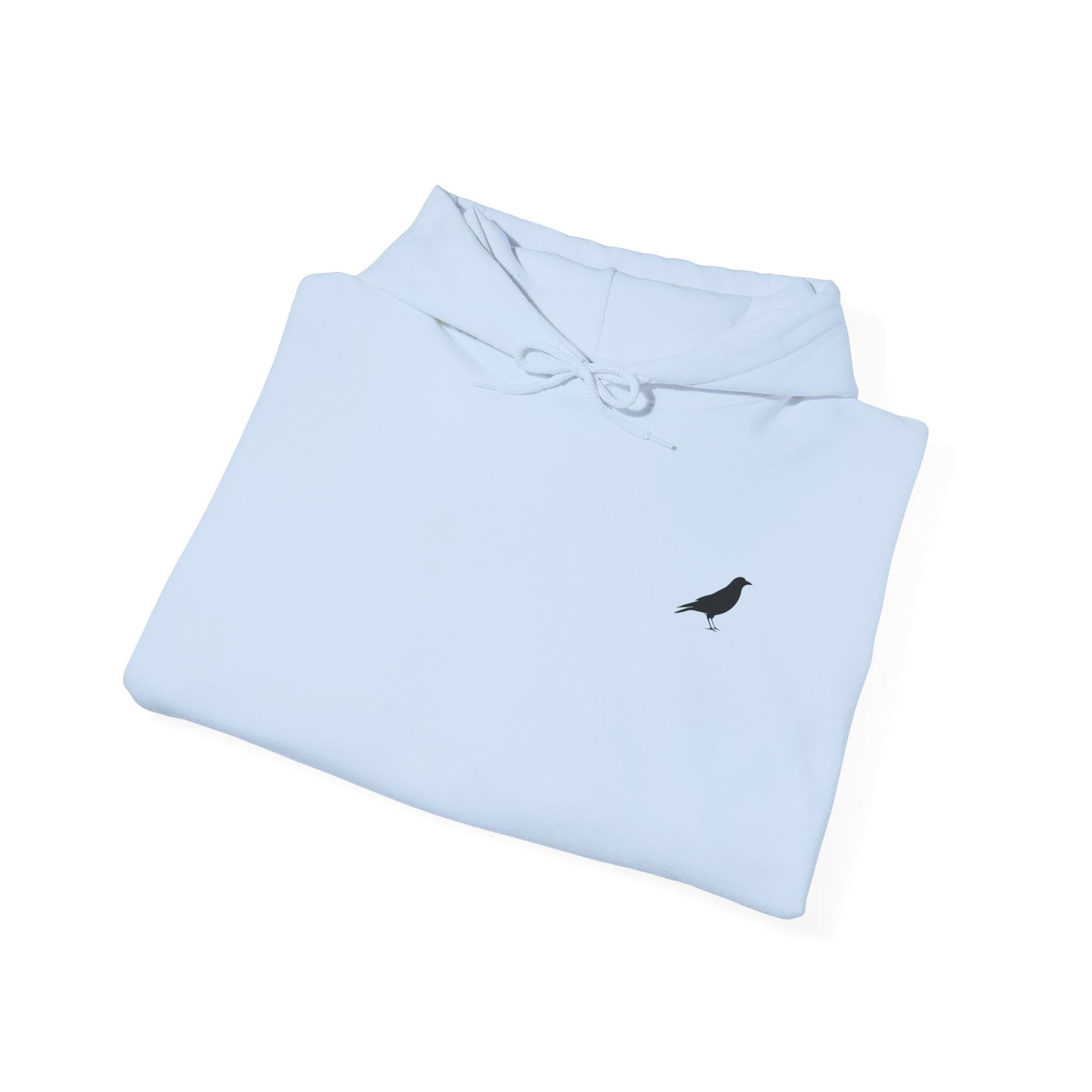 Hoodie — Cherry Blossom Moon Minimalist Hoodie (Bird Accent)
