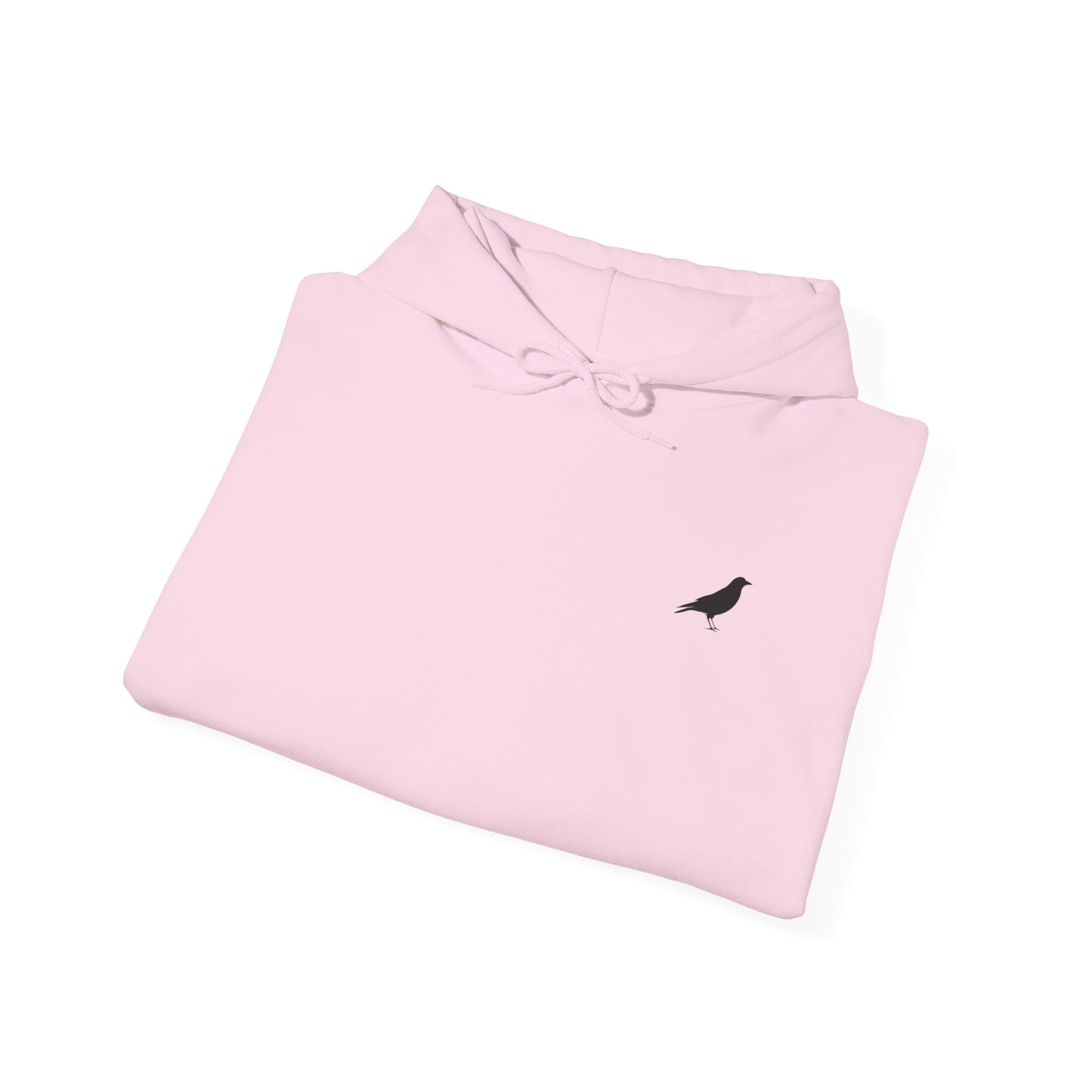 Hoodie — Cherry Blossom Moon Minimalist Hoodie (Bird Accent)